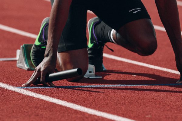 Runner at Starting Line