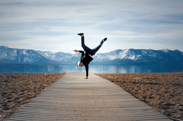 Doing A Handstand