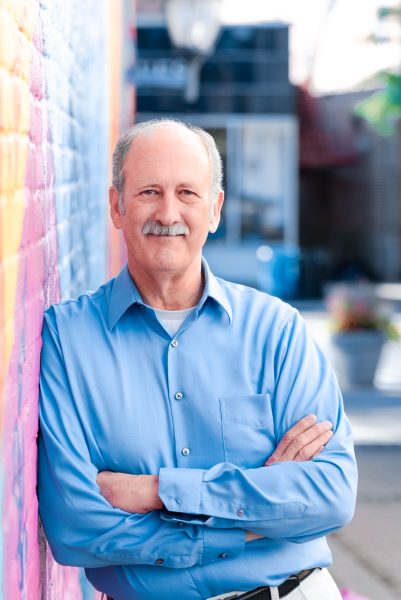 John Hadley Leaning On Mural